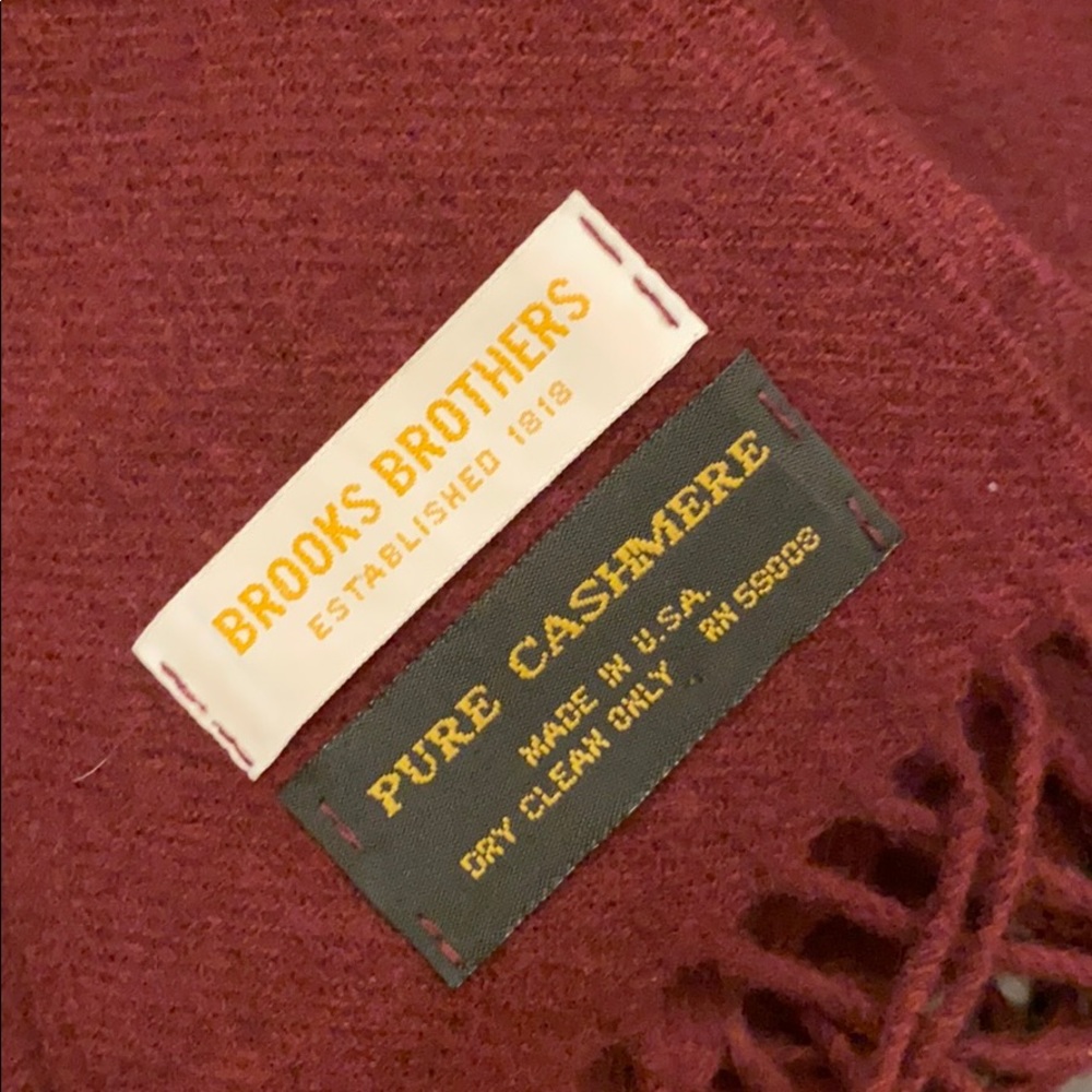 brooks brothers 100% cashmere scarf